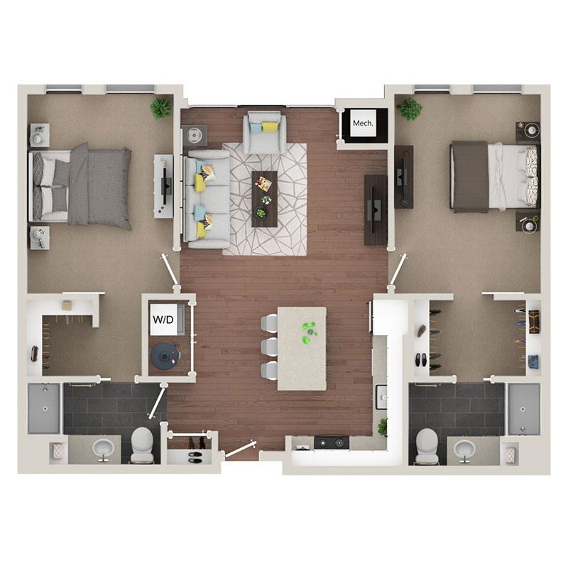 2 bedroom apartment for rent
